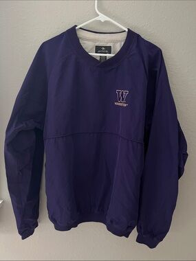 University of Washington windbreaker crewneck men’s size medium